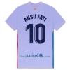 Camiseta de fútbol FC Barcelona Ansu Fati 10 Segunda Equipación 2021/22 - Hombre